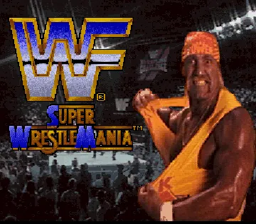 WWF Super WrestleMania (Japan) screen shot title